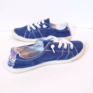 POP Blue Denim Canvas Sneakers